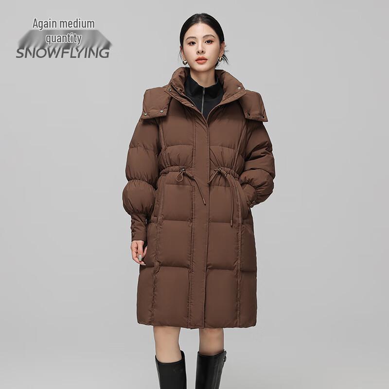 

SNOWFLYING Women s Mid-length Slimming Down Jacket X40145112F M (160)