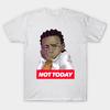 Men Black Print T-shirt Riley No-Cut Transfer Paper Print Cotton Tshirt