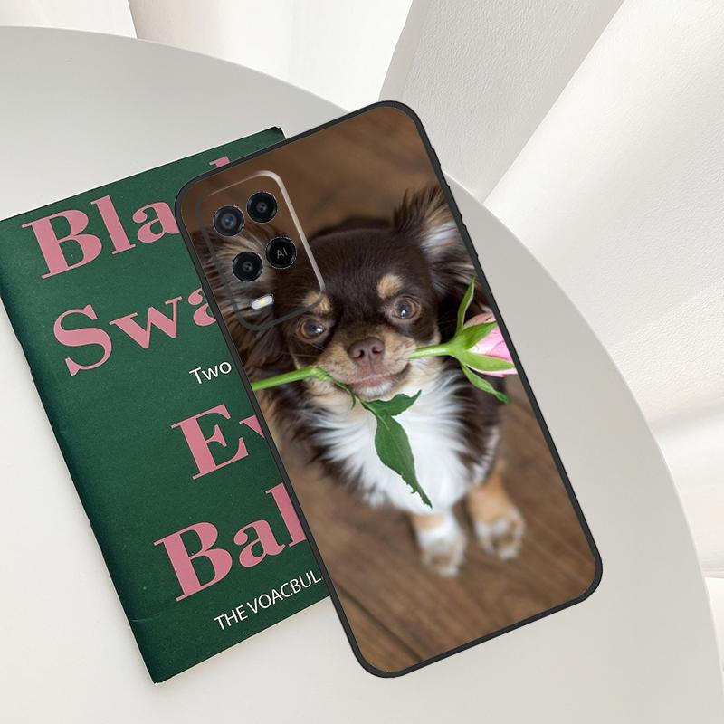 Chihuahua Dog Case For Oppo A96 A76 A16 A15 A17 A52 A72 A54S A57S A58 A78 A98 A57 A77 A54 A74 A94 Cover