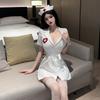 Sexy nurse outfit lingerie deep seduction hot cosplay bed pure lust uniform suit woman