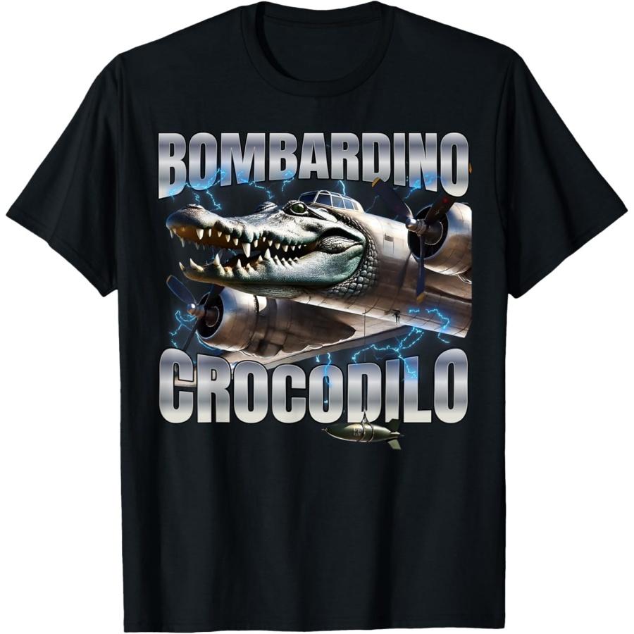 Italian Brainrot Bombardino Crocodilo T-Shirt(1) S