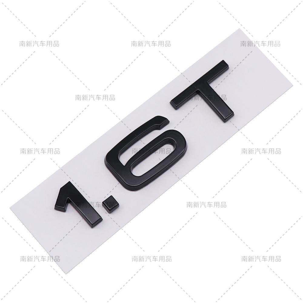 Suitable for B A3A4A5A6A7Q3Q5Q7 logo, displacement label, 2.0T, 1.8T, 3.0T logo car sticker emblem