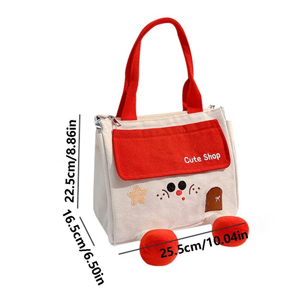 Portable Insulated Tote Bag Small Food Thermal Handbag Snack Bag Cartoon Lunch Bag  Women