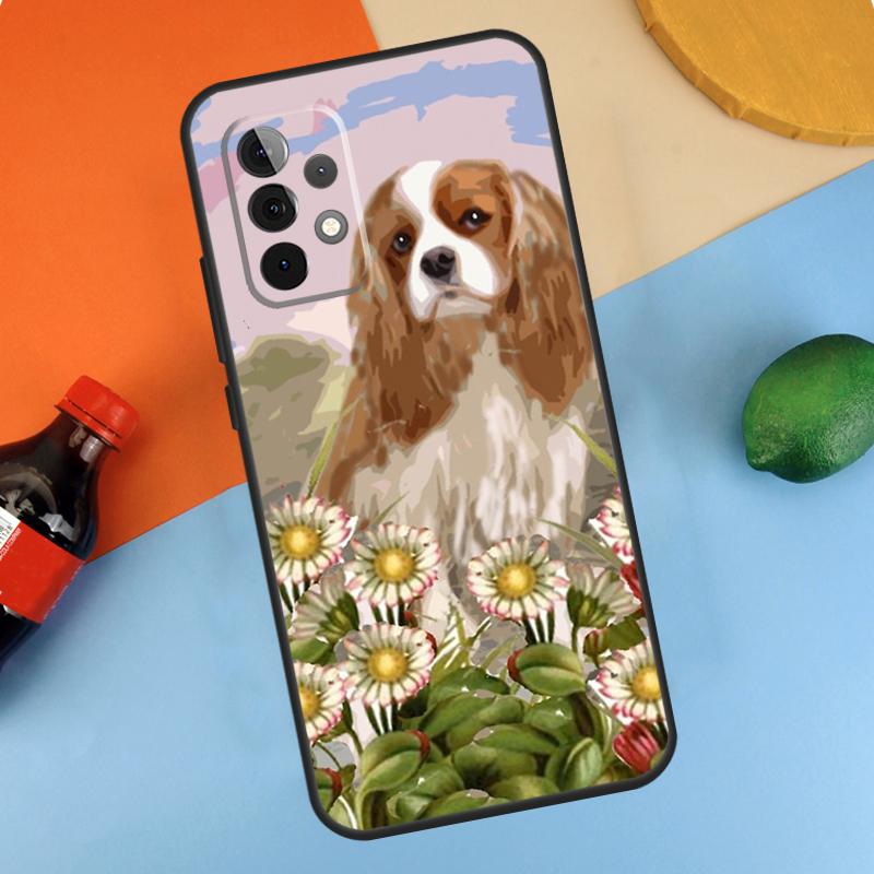 Cavalier King Charles Spaniel Dog Case For Samsung Galaxy A34 A54 A14 A35 A55 A15 A56 A36 A26 A16 A06 A12 A22 A32 A52 A13 A53