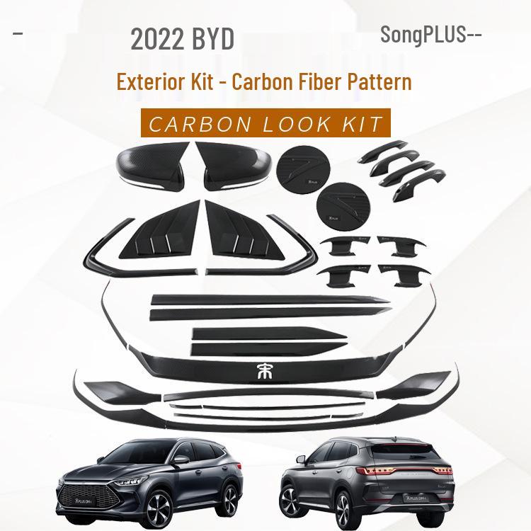 BYD Song PLUS Door Handle Bowl, Mirror Cover & Sill Strip Decorative Parts for 22 Models