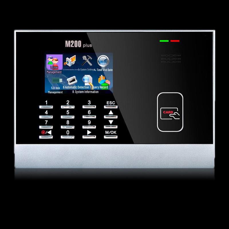 Сетевой терминал учета рабочего времени ZKTECO M200PLUS RFID, штекер CN (адаптер в комплекте)