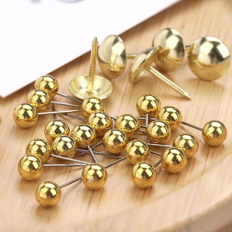 Push Pins Round Head Tacks Poster Pins Map Tacks for World Map Cork Board School Office Supplies