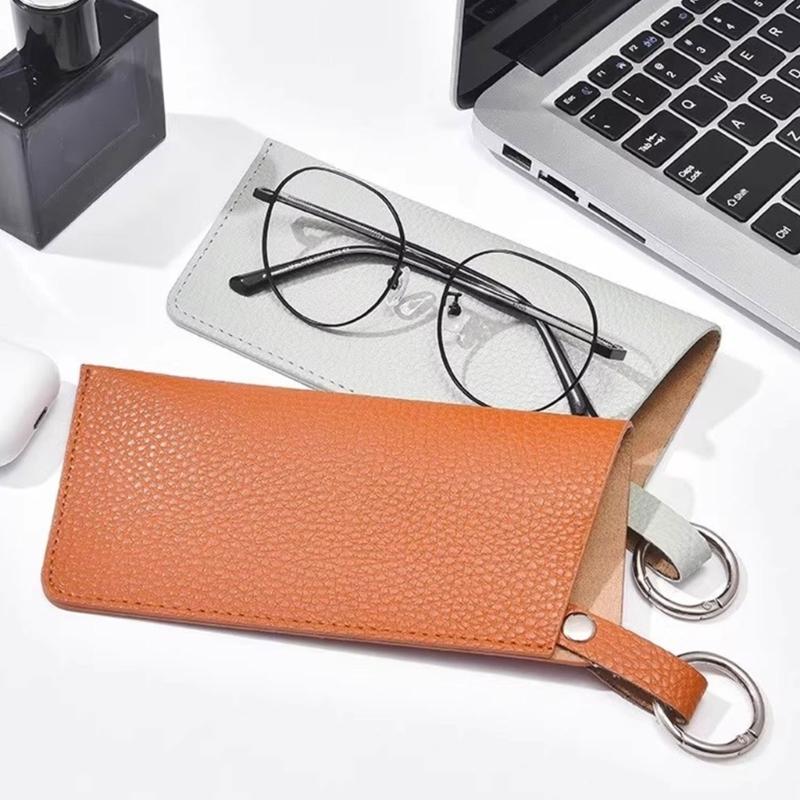 Portable Hanging Glasses Storage Bag Lightweight PVC Design Waterproof Protective Case With Soft Lining For Eyewears Care