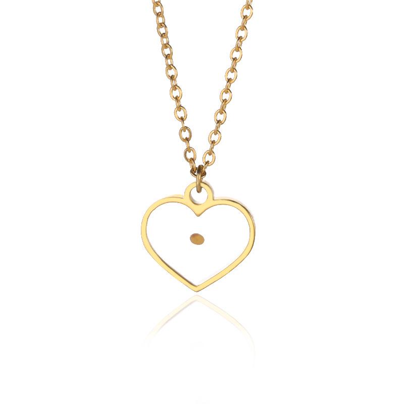 European and American Fashion Oval Wishing Time Necklace - Personalized Shepherd's Purse Seed Commemorative Gift for Couples