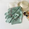 Printed Dot Print Scarf Colorful Polka Dot Silk Scarf Simple Hair Scarf  Female