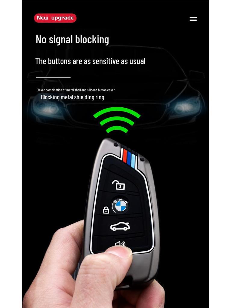 BMW Key Case Set for 3, 5, 7, 1 Series & X1/X3/X4/X5: 320li, 530 Protective Shell & Buckle