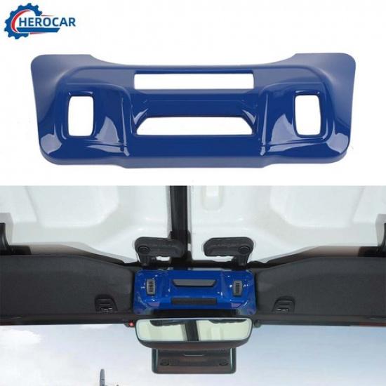 

Blue Top Roof Control Panel Decor Cover Trim Overlay for Jeep Wrangler JL JT 24+