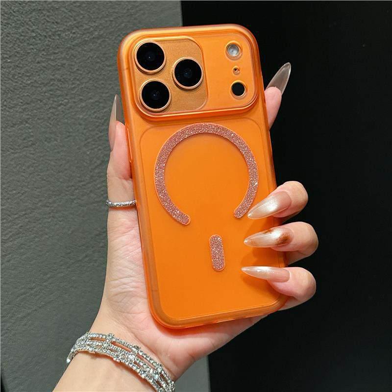 

Ice Mist Glitter Magnetic Case for iPhone 17 Pro Max – Hard Protective Skin-Feel PC Cover iPhone 15 Pro Max