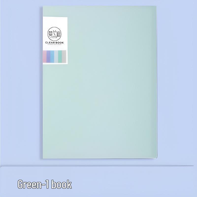 Transparent A4 Folder: Large Capacity Multifunctional Binder for Office and Student Use