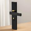 Square Interior Door Handle Lockset Universal Door Knob  Household Hardware