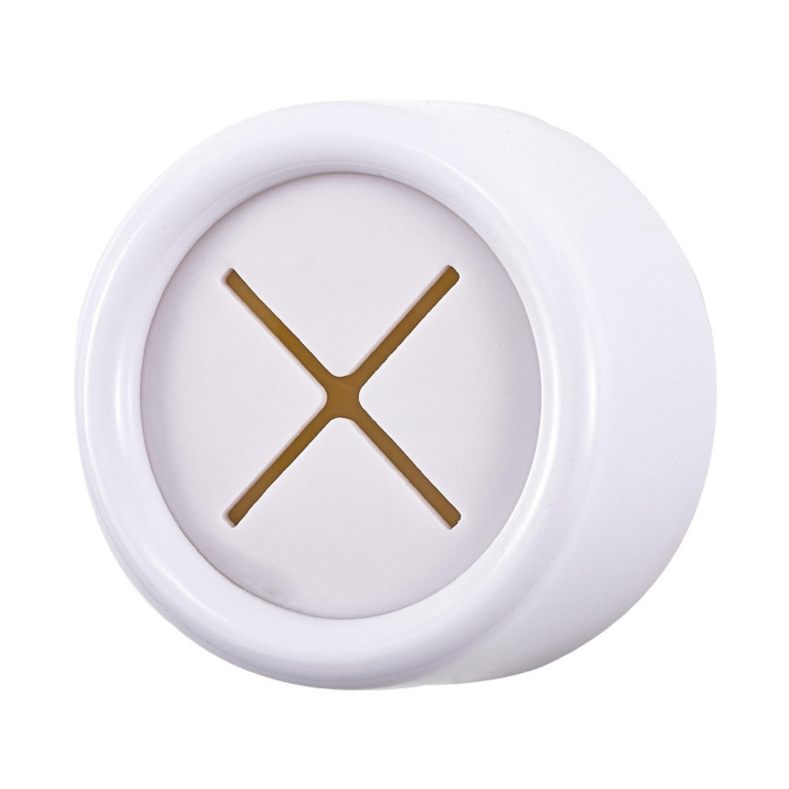 

Creative Round Towel Hook With Strong Adhesive Kitchen Wall Mount - No Drilling Required Leaves No Marks Dormitory Hook One Size білий