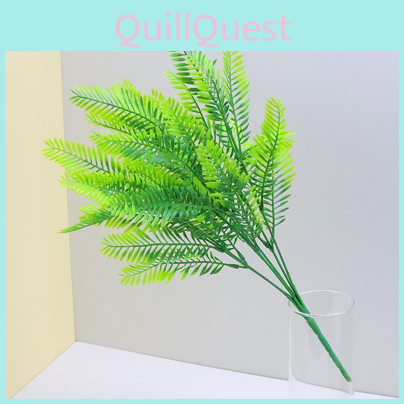 Leaf Fern Synthetic With Durable Plastic For Wedding Decor And Photography Props