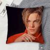 LLeonardo DiCaprio Doublesided Printed Square Decorative Cushion Cover for Sofa Living Room Home Decor