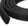 U Channel Edge Trim 6.6ft Length Rubber Guard Seal Strip Fits 0.5-1mm Edge (5/32" W X 23/64" H) Black