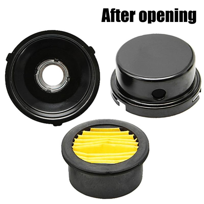 2Pcs Air Compressor Muffler Filter Silencers Metal Air Compressor Intake Filter and Noise Muffler Replacement Parts