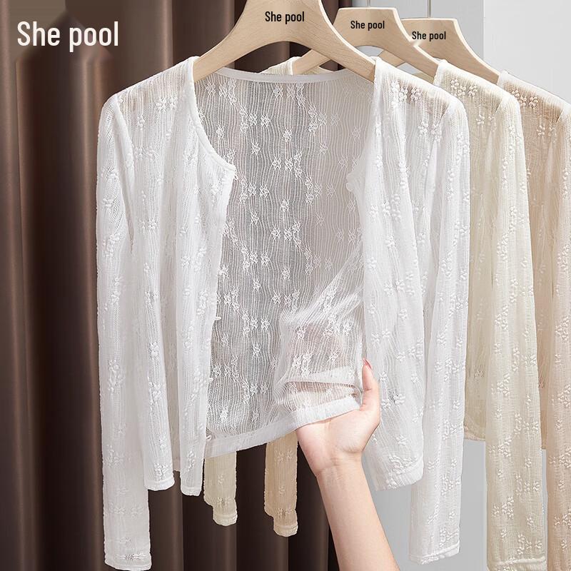 Женский модный сетчатый кардиган M