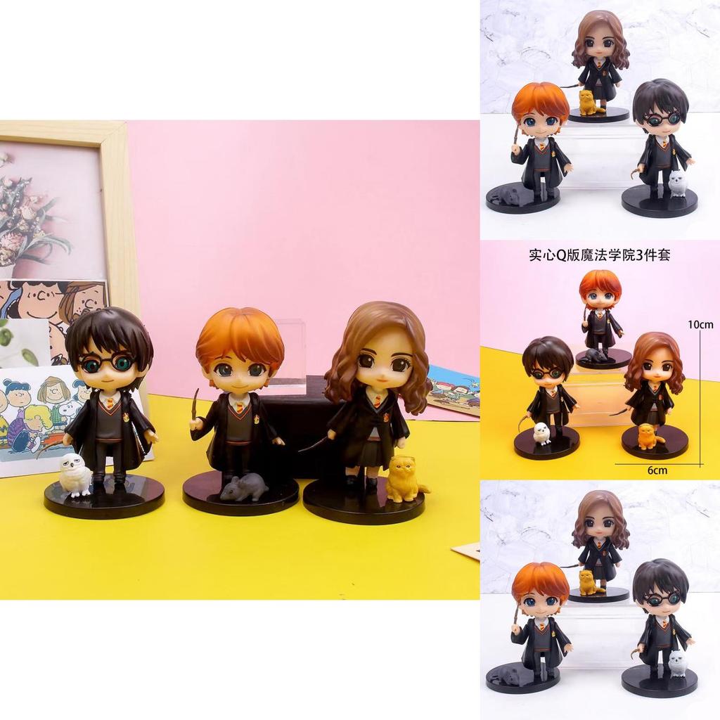 Exquisite Harry Potter Characters Model Toy Car Cake Decoration In Quality Pvc