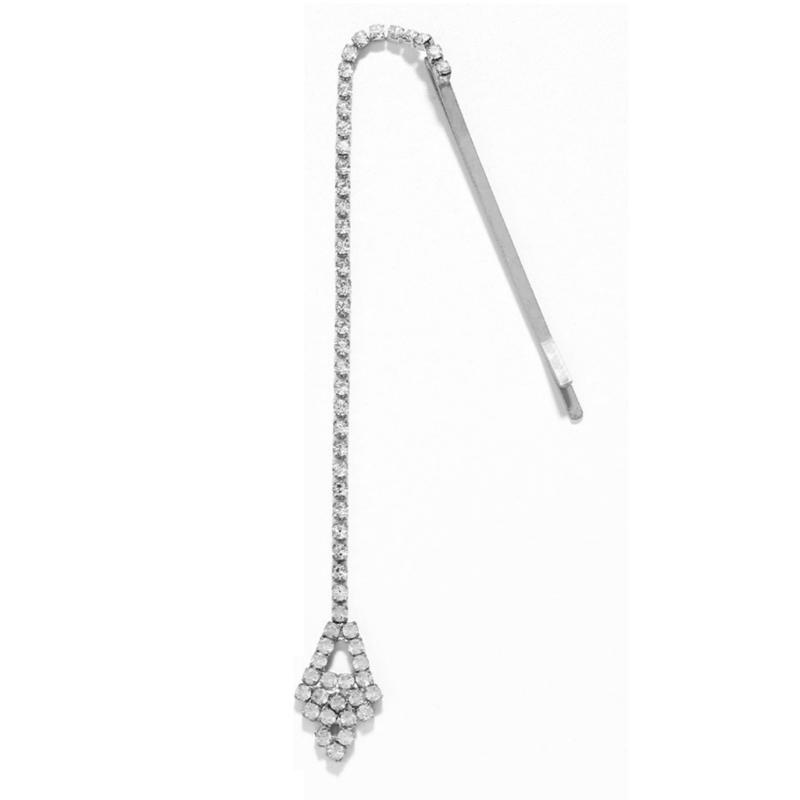 

Украшение на лоб Кристальная заколка для волос Уникальный экзотический шарм Идеально подходит для тематической вечеринки, музыкального фестиваля и сценических выступлений серебряный