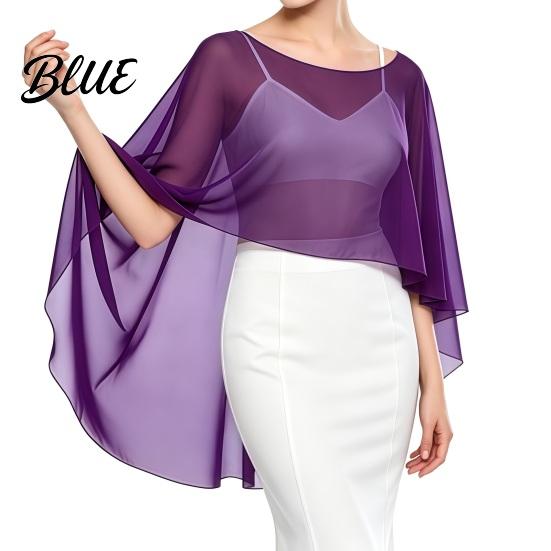 Versatile Layering Piece for Summer Women's Shawls And Wraps Evening Dress Chiffon Shawl Soft Elegant Shawl Women Bridal Scarf Sheer Wrap