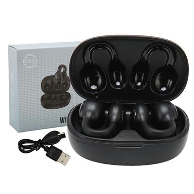 Wireless Earbuds Noise Reduction Bluetooth 5.3 Wireless Sports Earphones with Earhooks for Sports Work Black