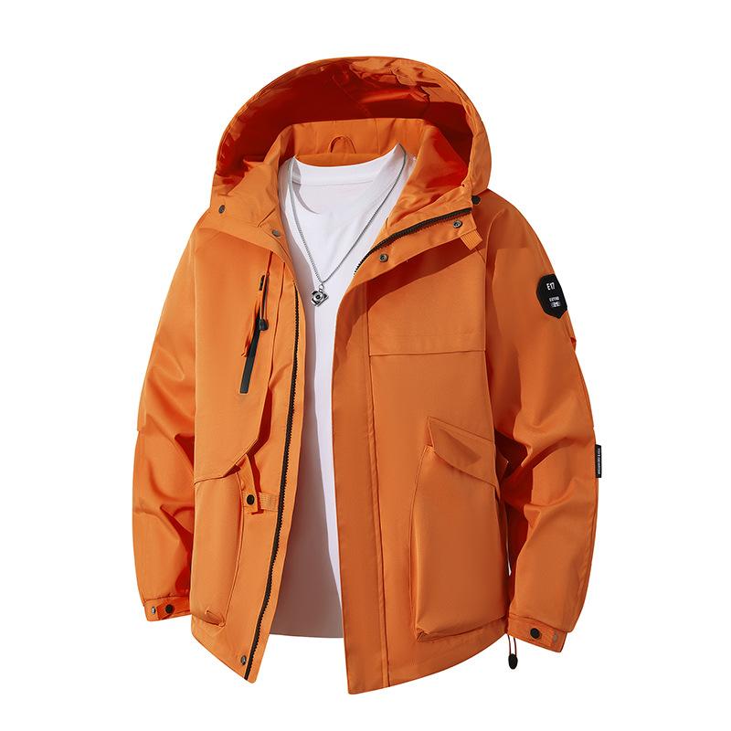 Stereometric Picture New Spring and Autumn Men's Jacket Three-dimensional Picture Workwear Outdoor Leisure Sports Hood