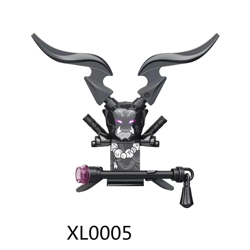XL0001-0005 Anime Building Block Action Figures Cartoon Movie Doll Assembly Toy Puzzle Toy Kids Birthday Gifts