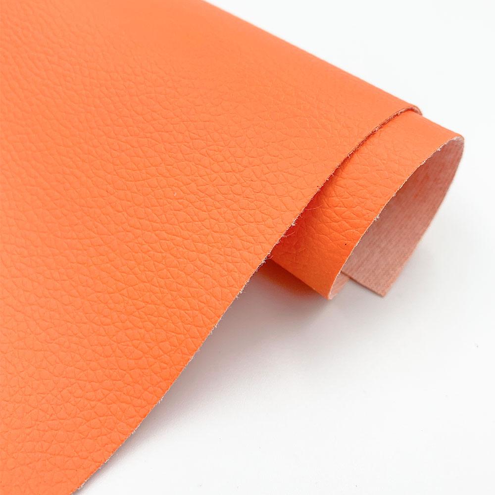 Litchi Faux PU Leathere Fabric Sewing Clothing Bow Bag Sofa Car DIY Earring Making Craft Material Waterproof 50*60cm Big Size
