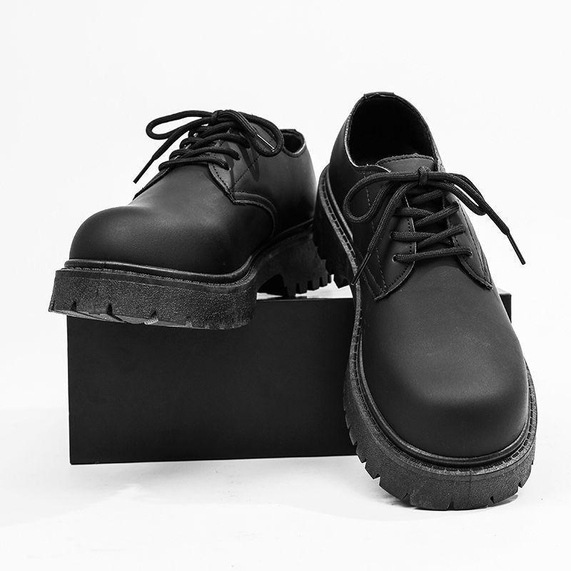 

Men s Breathable Canvas Skate Shoes - Versatile Casual Design with Thick Sole and Height Boost 39