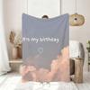 Es ist mein Geburtstag Decke Weiche Wohndecke für Zuhause Schlafzimmer Bett Sofa Picknick Reise Büro Ruhe Abdeckung Decke Geschenk
