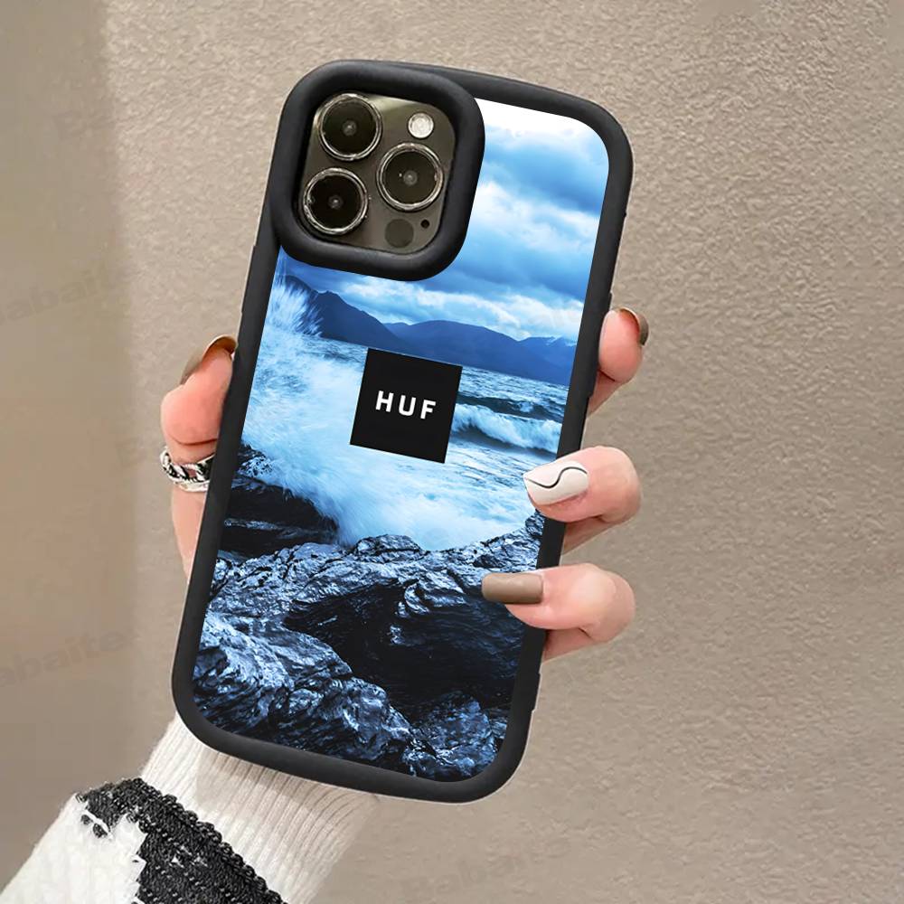 Brand H-HUF Phone Case For iPhone 11 12 13 16 15 17 14 Pro Max Soft Funda Silicone Cover