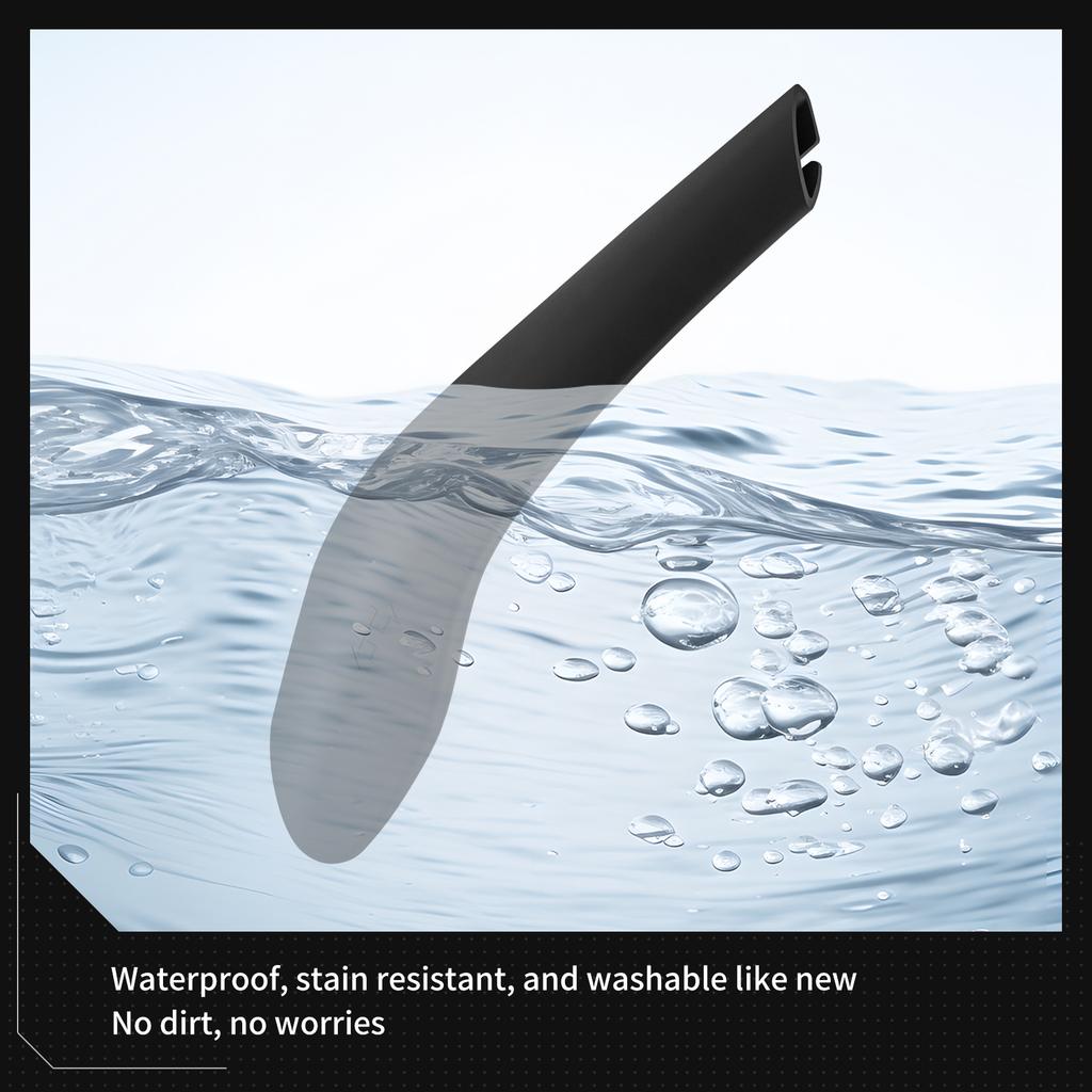 Smabee for Tesla Model Y L 2026+/ Model Y Juniper 2025+/ Model 3 Highland 2024+ Turn Signal Stalk Protector Cover Silicone Black