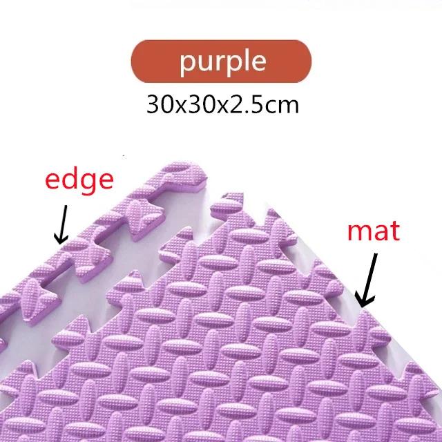2.5CM Thick 30×30 Solid Color Baby Children's Room Game Mat Carpet Playing Activity Gym Mat Puzzle Environmental Protection Mats