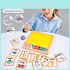 Wooden Montessori Alphabet Sand Tray Educational Toy For Early Learning