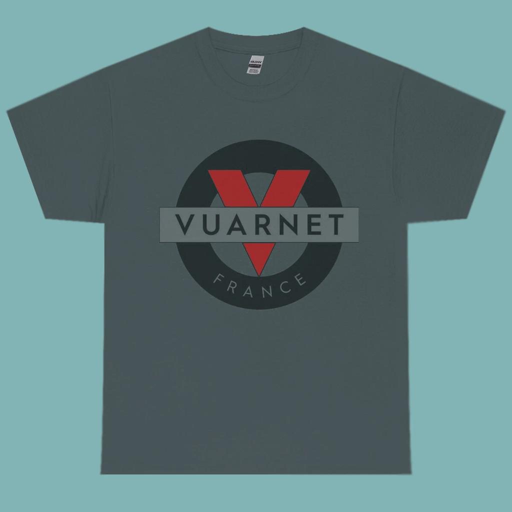 Vuarnet France Men's Grey T shirt heavy cotton size XL