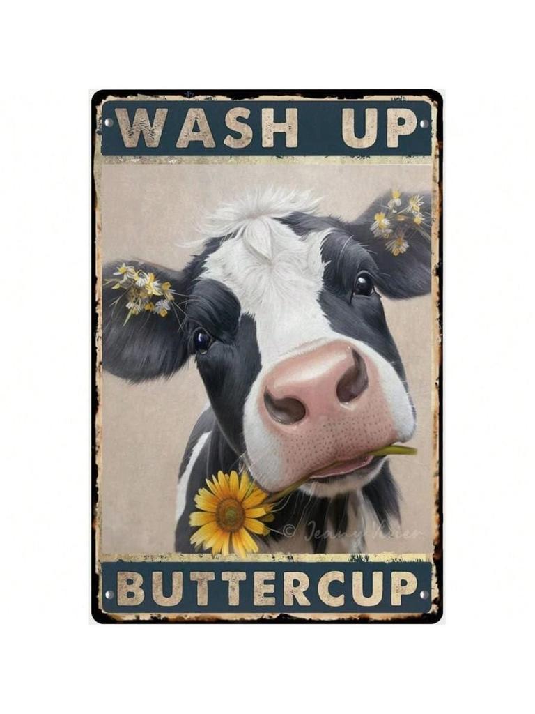 Vintage Tin Sign Retro Metal Plaque Wall Decor
