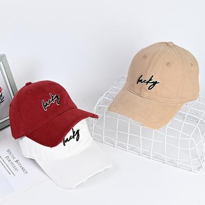 Cotton Baseball Cap for Men and Women Fashion Embroidery Hat Cotton Soft Top Caps Casual Retro Snapback Hats Unisex