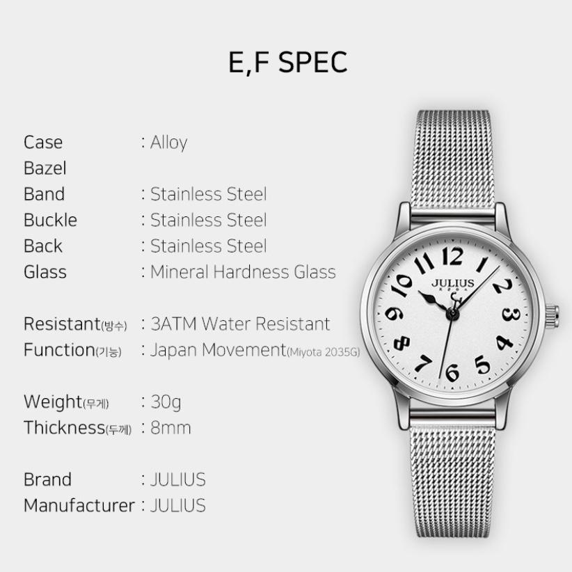 Montre-bracelet pour femme Julius Design