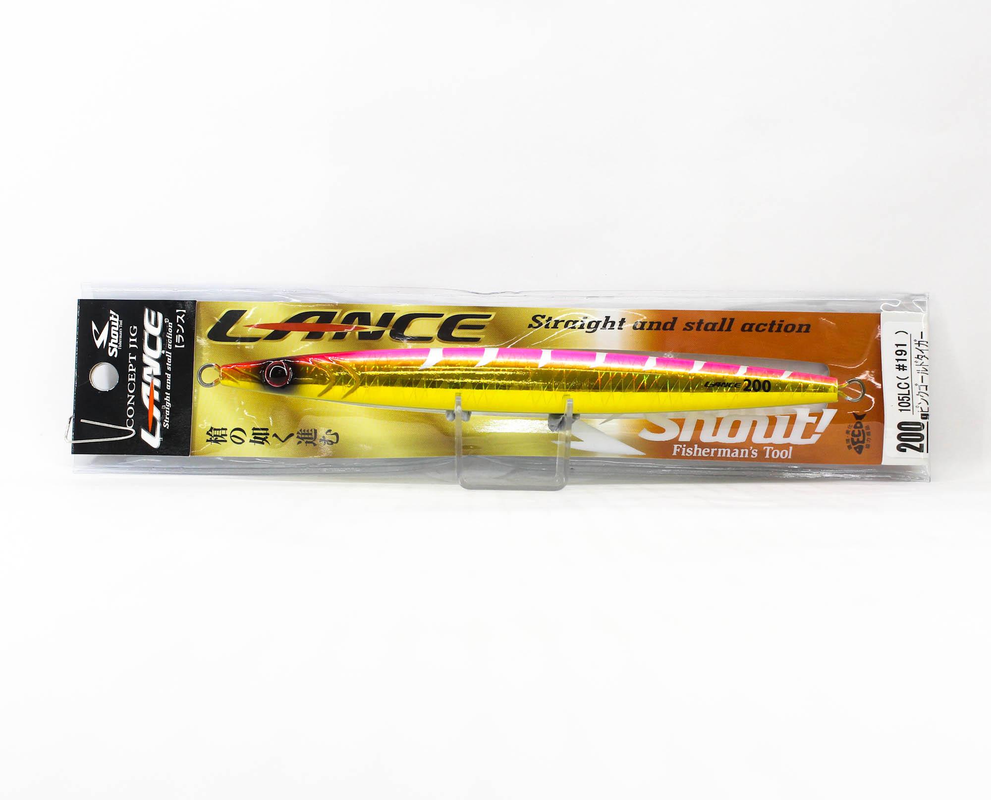 

Shout 105-LC Metal Jig Lance Slow Fall Long 200 grams 191 (5351)