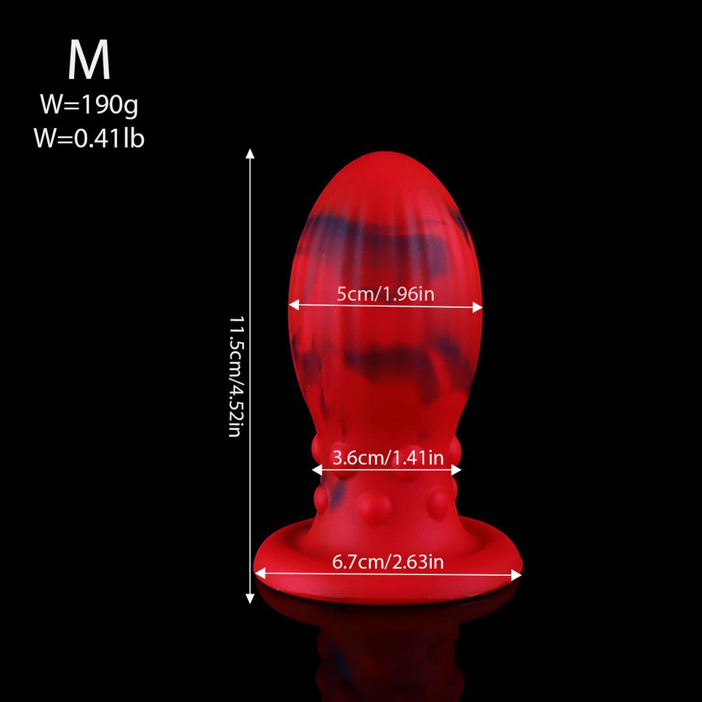 Dragon Egg Sex Product Liquid Silicone Male and Female Masturbation Simulation Penis Anal Dilatation Device Adult Sex Toys