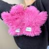 Women's Cold-Proof Plush Gloves - Winter Korean Style Fluffy Cycling Mittens