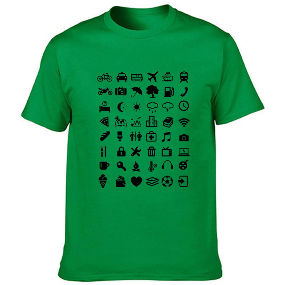 Fashion Men S Travel Icon Graphic Tees Men Short Sleeve Round Neck T Shirt Harajuku Streetwear