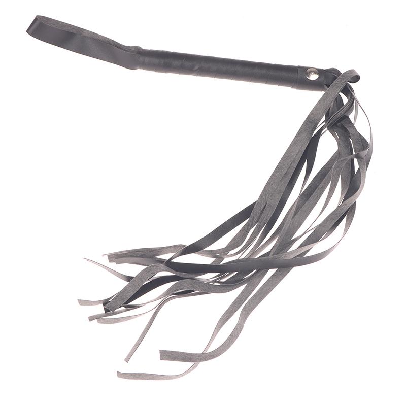 High Quality Pu Leather Pimp Whip Racing Riding Crop Training Horse Whip Stage Performance Prop Party Flogger Horse Riding Whip