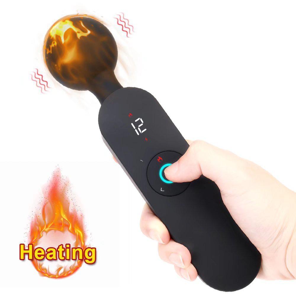 AV Magic Wand Dildo Vibrator Female for Nipple Clitoris Stimulator Powerful USB Rechargable Adults Goods Sex Toys for Women