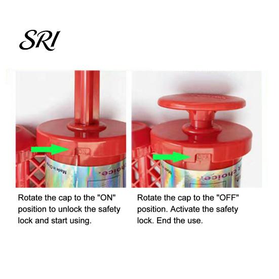 Loud Air Horn Hand Pump for Sports Games, Cheering Noise Maker Hard PP Material Stadium, Portable Push Sound Speaker Soccer Fan Party