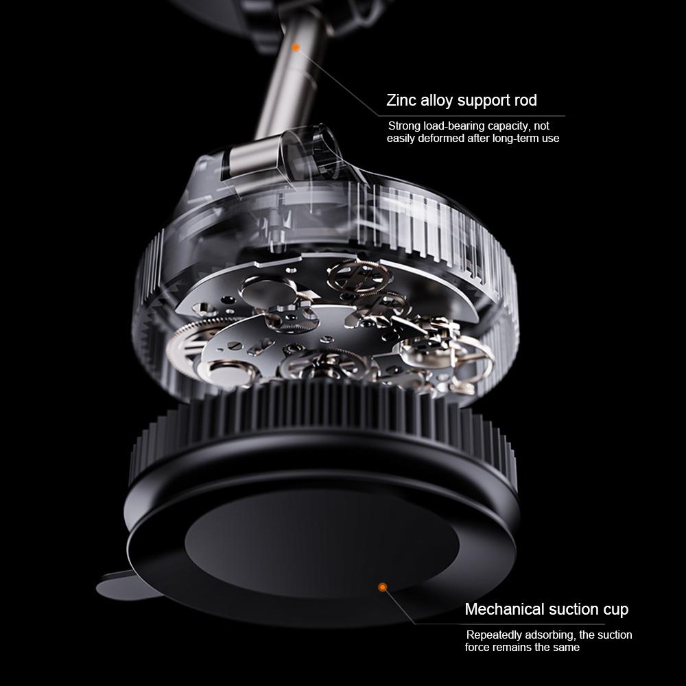 15W Wireless Charger Magnetic Car Phone Holder 360° Rotation Foldable Suction Cup Stand Call Navigation Phone Bracket